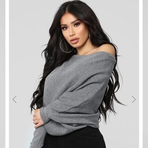 Fashion Nova Grey Sweater
